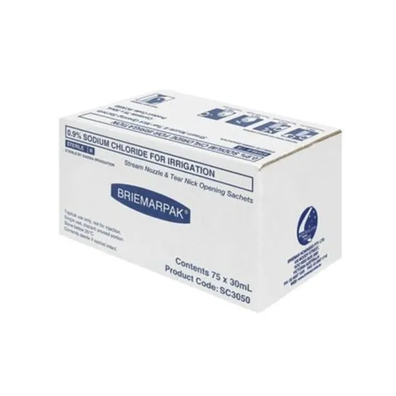 Sodium chloride 0.9% sachet