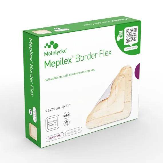 Mepilex Border Flex dressing